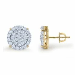 Discount ⭐ Monary 10K Yellow Gold Earrings with 0.46 ct. Diamonds for 👩 women 🌟