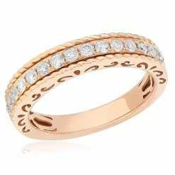 Brand new 😍 Monary Diamond Band - Set in 18K Rose Gold for 👩 women 🌟