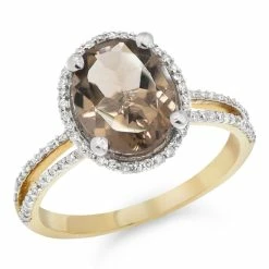 Hot Sale 🌟 Monary Smokey Quartz Fashion Ring for 👩 women ⭐