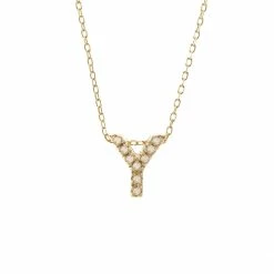 Discount 🔥 Monary Diamond Intiial Necklace (14ky) for 👩 women 💯