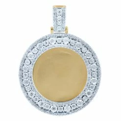 New 🎁 Monary 10K Yellow Gold Pendants with 1.01 ct. Diamonds for 👩 women 🌟