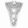 Discount 🔔 Monary Diamond Cocktail Ring - Set in 18K White Gold for 👩 women 👏