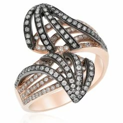 Hot Sale 🎉 Monary Diamond Right Hand Ring - Set in 14K Rose Gold for 👩 women 💯