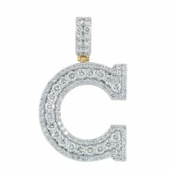 Cheap 🌟 Monary 14K Yellow Gold Pendants with 2.24 ct. Diamonds for 👩 women 🛒