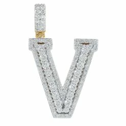 Cheap 👍 Monary 14K Yellow Gold Pendants with 2.08 ct. Diamonds for 👩 women 💯