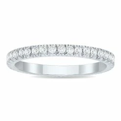 Cheapest π₯° Monary 1/2 Carat TW Diamond Eternity Wedding Band in 10K White Gold for π© women π€©