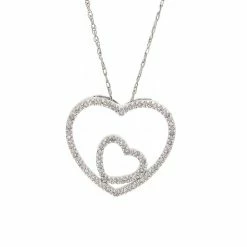 Coupon ✔️ Monary Double Prong Heart (Wg/With Chain) for 👩 women 💯