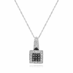 Budget ⌛ Monary Diamond Necklace - Set in 14K White Gold for 👩 women ⭐