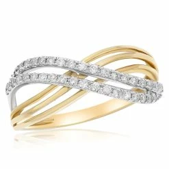 Flash Sale ⌛ Monary White Diamond Eternity Band for 👩 women 🌟