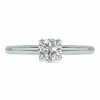 Promo 🛒 Monary Lab Grown 1/2 Carat Diamond Solitaire Ring in 14K White Gold (F-G Color, VVS1-VVS2 Clarity) for 👩 women ✨