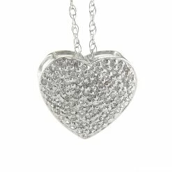 Best Pirce ✔️ Monary Large Pave Heart (Wg/With Chain) for 👩 women 👏