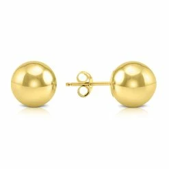 Best reviews of 👍 Monary 9MM 14K Yellow Gold Filled Round Ball Earrings for 👩 women 🛒