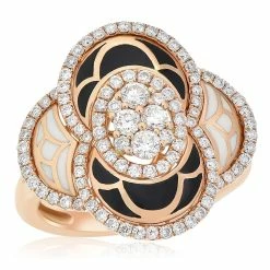Top 10 ❤️ Monary White Diamond & Enamel Right Hand Ring for 👩 women 🥰