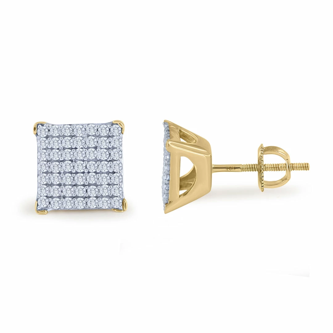 Best Sale π Monary 10K Yellow Gold Earrings with 0.39 ct. Diamonds for π© women π