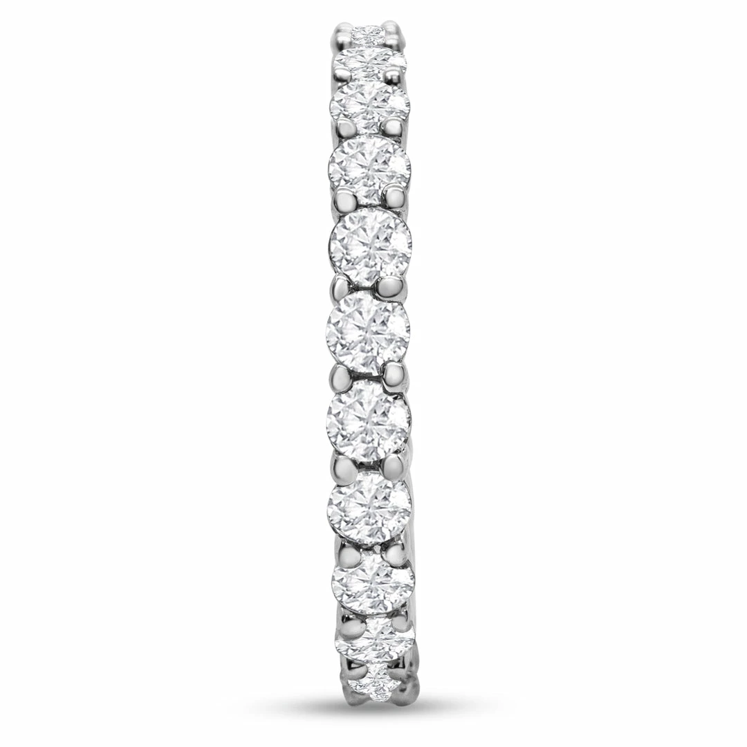 Outlet π Monary 1.40 Carat Round Diamond Eternity Ring In 14 Karat White Gold for π© women π - Image 3