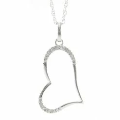 Discount 🥰 Monary Diamond Pendant (Wg) With Chain for 👩 women 😀