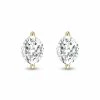 Best deal ⌛ Monary Lab Grown 1 CTW Marquise Solitaire Diamond Earrings in 14K Yellow Gold for 👩 women 🧨