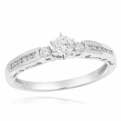 New 👍 Monary White Diamond Engagement Ring for 👩 women 🌟