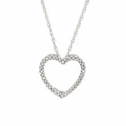 Promo 😀 Monary Small Prong Heart Necklace (Wg) for 👩 women 😍