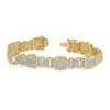 Deals 😀 Monary 10K Yellow Gold Bracelets with 3.12 ct. Diamonds for 👩 women 🔔
