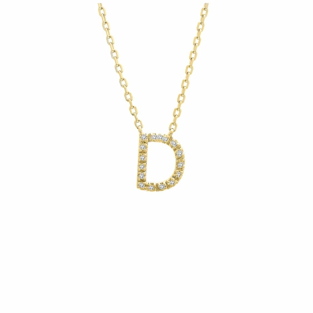 Flash Sale π€© Monary Silver Diamond Initial "D" Necklace W/18k Yg Plate for π© women π§¨