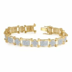 Budget 🔥 Monary 10K Yellow Gold Bracelets with 3.02 ct. Diamonds for 👩 women 😉
