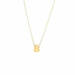 Best Pirce ❤️ Monary 14k Yg Initial B With Chain for 👩 women 🔥