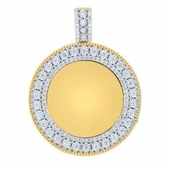 Cheap 🧨 Monary 10K Yellow Gold Pendants with 0.8 ct. Diamonds for 👩 women 👏