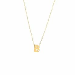 Best reviews of ✨ Monary 14k Yg Initial B W/ Diamond And Chain (16+2") for 👩 women 🥰