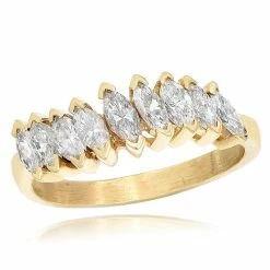 Promo 🥰 Monary White Diamond Marquise Ring for 👩 women ⭐