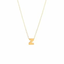 Best deal 🎉 Monary 14k Yg Initial Z With Chain for 👩 women ✨