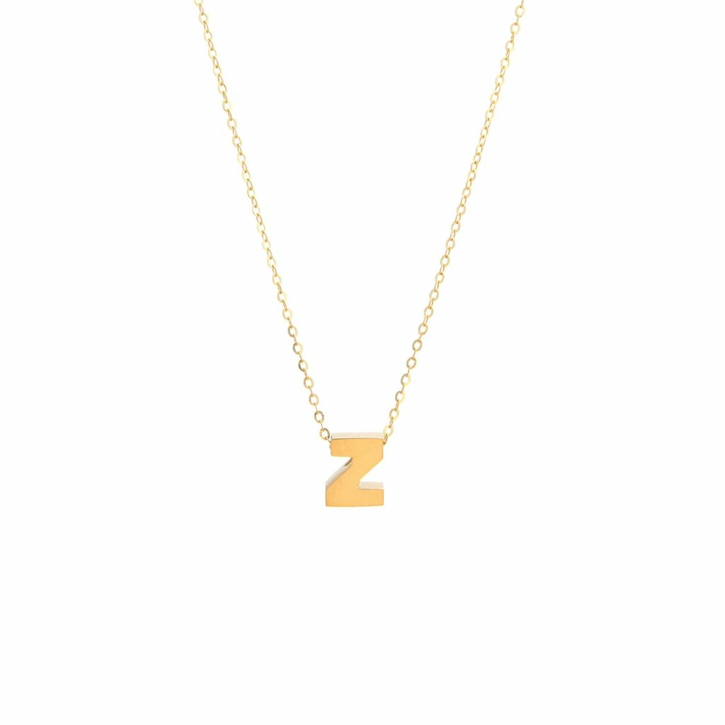 Best deal π Monary 14k Yg Initial Z With Chain for π© women β¨