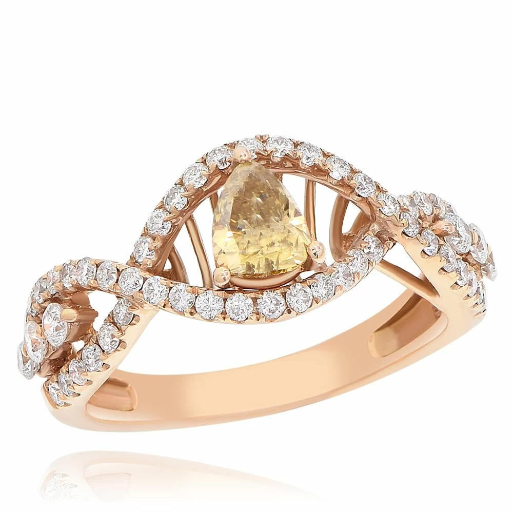 Cheapest π Monary White Diamond & Pear Diamond Ring for π© women β