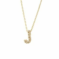 Budget 😀 Monary Diamond Intiial Necklace (14ky) for 👩 women 😍