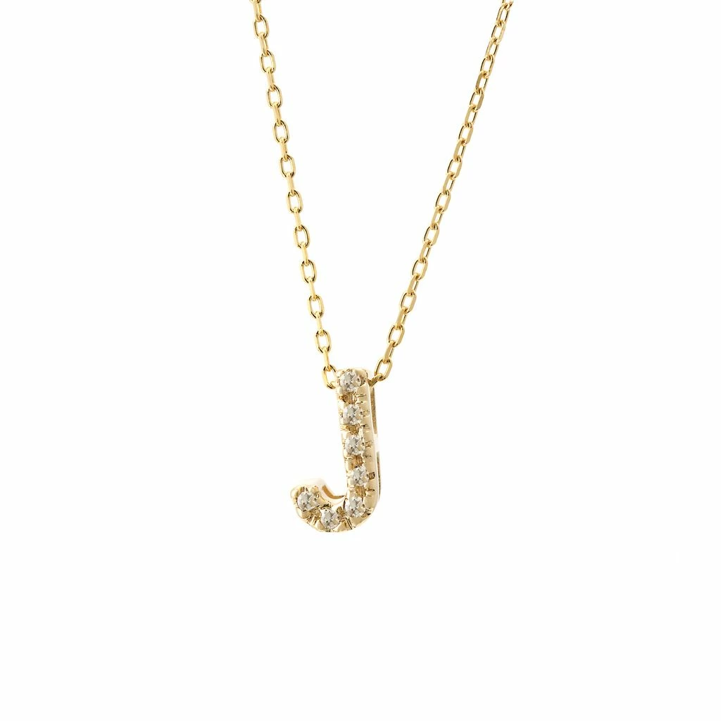 Budget π Monary Diamond Intiial Necklace (14ky) for π© women π
