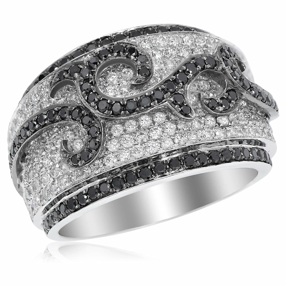 Deals 𧨠Monary Diamond Fashion Ring - Set in 14K White Gold for π© women β€οΈ