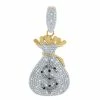 Deals ⭐ Monary 14K Yellow Gold Pendants with 0.13 ct. Diamonds for 👩 women 🎉
