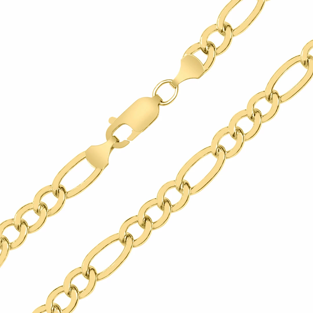 Top 10 π Monary 14K Yellow Gold Filled 6MM Figaro Bracelet with Lobster Clasp for π© women β¨ - Image 2