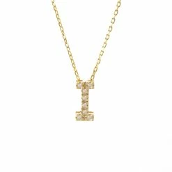 Cheapest 🔥 Monary Diamond Intiial Necklace (14ky) for 👩 women ⌛