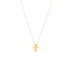 Best deal 🔥 Monary Boy Pendant W/ (16+2') Chain (14k) for 👩 women 👏