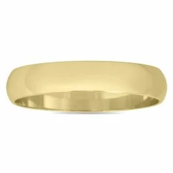 Buy ✔️ Monary 3mm Domed Wedding Band in 10K Yellow Gold for 👩 women ⌛