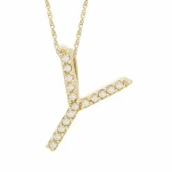 Flash Sale 😉 Monary Diamond "Y" (Yg/With Chain) Initial for 👩 women ✔️