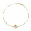 Deals 🎉 Monary Diamond Initial Fashion Bracelet "R" (14k) (6+1") for 👩 women 🎁
