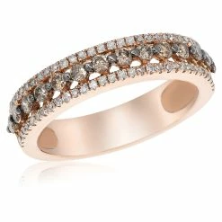 Deals 👏 Monary Diamond Band - Set in 14K Rose Gold for 👩 women 🔥