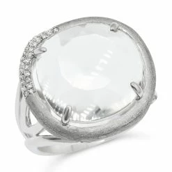 Promo 👏 Monary Green Amethyst & Diamond Fashion Ring for 👩 women 😉