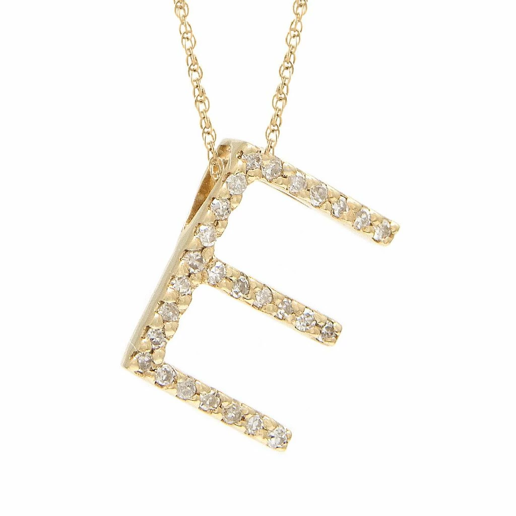 Top 10 π Monary Diamond "E" (Yg/With Chain) Initial for π© women π