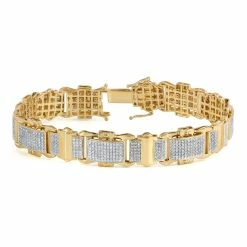 New ✨ Monary 10K Yellow Gold Bracelets with 2.98 ct. Diamonds for 👩 women 👍