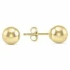 New 🔥 Monary 6MM 14K Yellow Gold Filled Round Ball Earrings for 👩 women 🥰