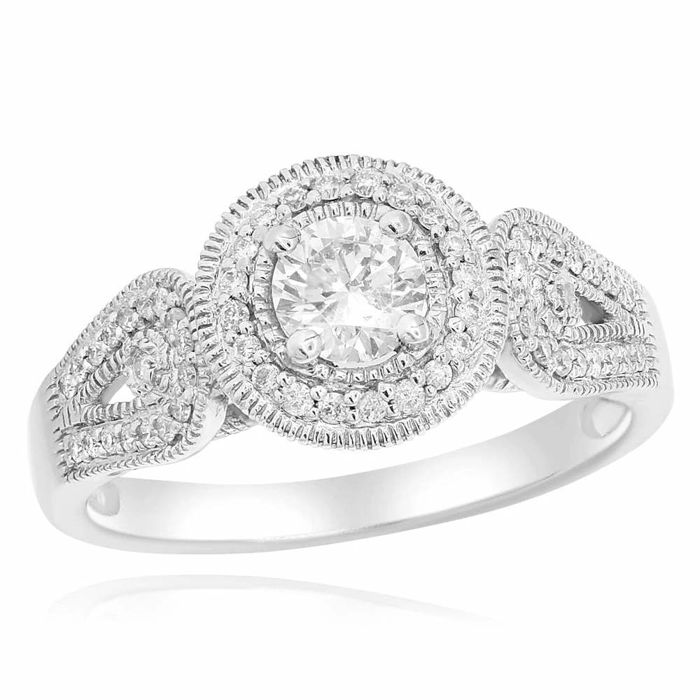 Cheap β€οΈ Monary White Diamond Engagement Ring for π© women π―