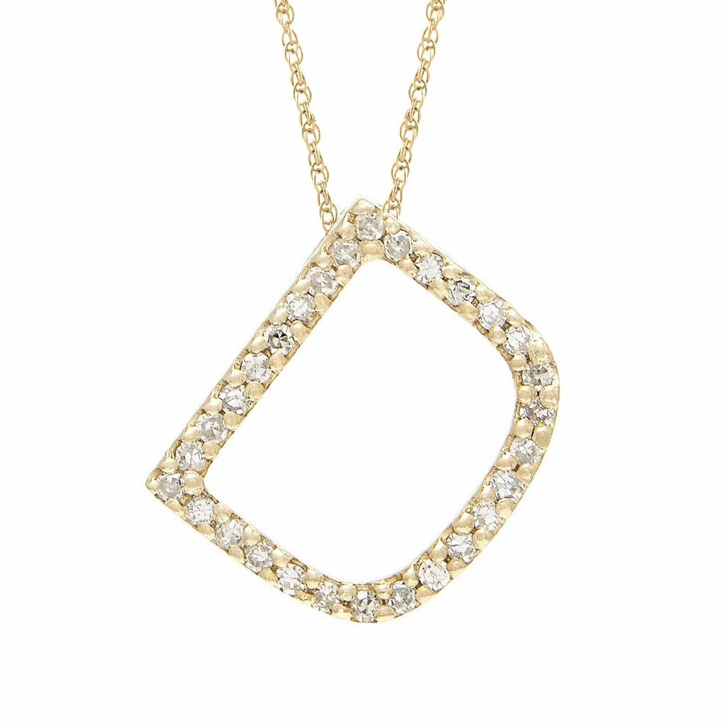 Top 10 π Monary Diamond "D" (Yg/With Chain) Initial for π© women π